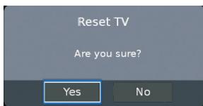 HAIER LE75B9300U - Reset TV - 1