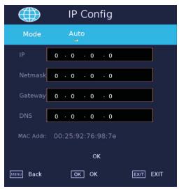 HAIER LE75B9300U - Network Menu - 2