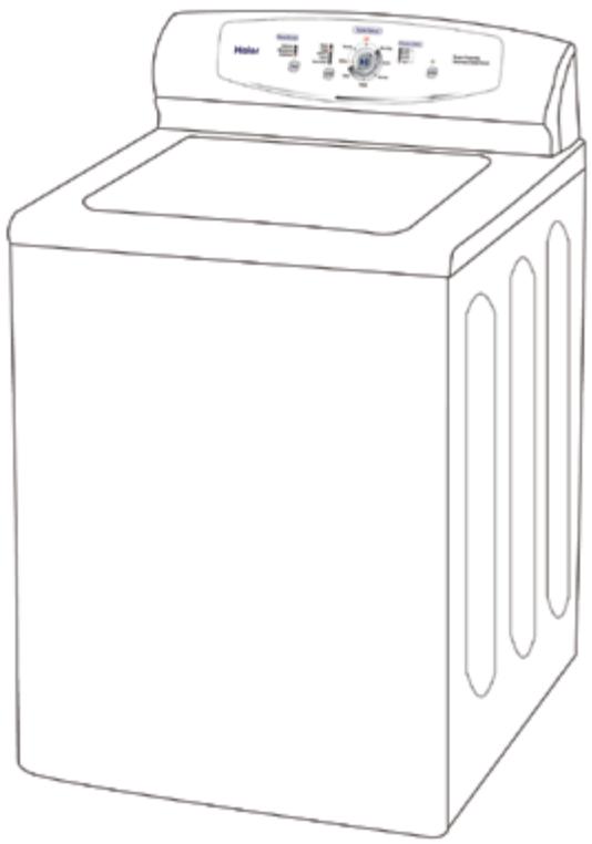 HAIER RWT 350 AW - Top Load Clothes Washer   Laveuse à chargement par le haut   Lavadora de Ropa con Carga Superior - 1