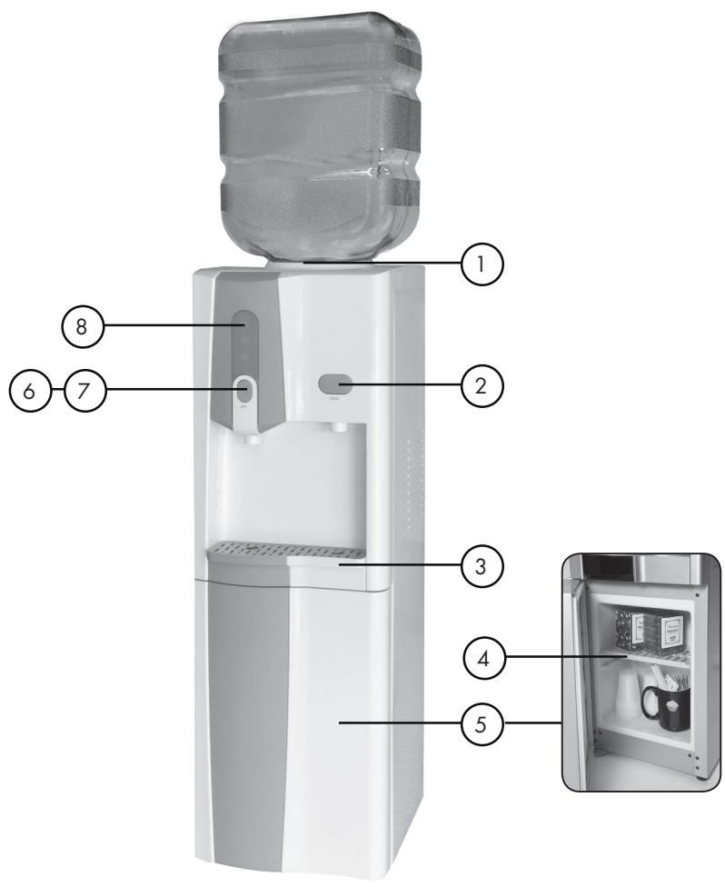 HAIER WDNS115BW - PIEZAS Y FUNCIONES - WDNS115BW - 1