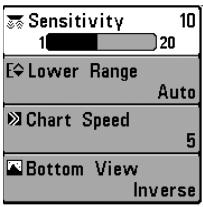 HUMMINBIRD FISHFINDER 595C - Le système de menus - 1