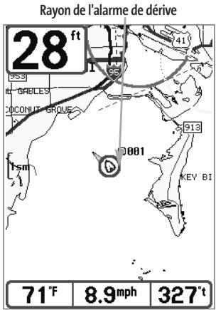 HUMMINBIRD FISHFINDER 595C - Alarme de dérive - 1