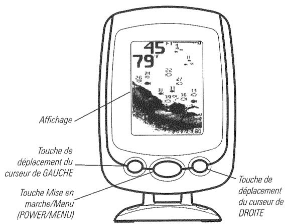 HUMMINBIRD PIRANHAMAX 180 - Mise en marche et arrêt - 2
