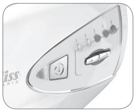 BABYLISS G947E HOMELIGHT GOLDEN EDITION - Selecting the level of intensity - 1