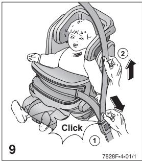 RECARO MONZA NOVA IS - Strapping the child in - 1