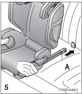 RECARO MONZA NOVA IS - Installing in the vehicle without the Seatfix - 3