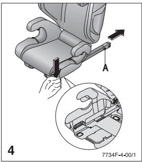 RECARO MONZA NOVA IS - Installing in the vehicle without the Seatfix - 2