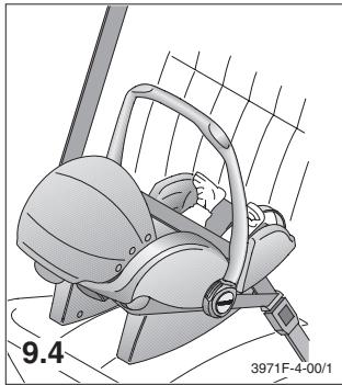 RECARO YOUNG PROFI - Montage avec la ceinture du véhicule: - 1