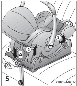 RECARO YOUNG PROFI PLUS - Montaggio con Isofix: - 7