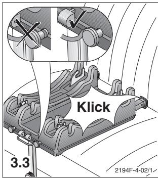 RECARO YOUNG PROFI PLUS - Insert the Isofix: - 1