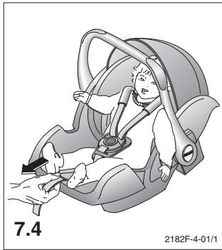 RECARO YOUNG PROFI PLUS - Mise de la ceinture: - 1