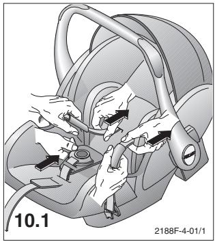RECARO YOUNG PROFI PLUS - Montaggio con cintura di sicurezza del veicolo: - 4