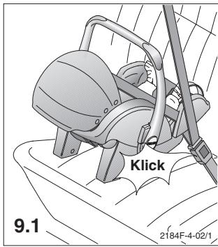 RECARO YOUNG PROFI PLUS - Securing the child: - 5