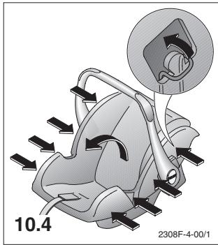 RECARO YOUNG PROFI PLUS - Bezug abnehmen: - 2