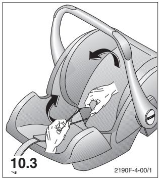 RECARO YOUNG PROFI PLUS - Rimozione del rivestimento: - 2