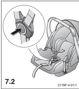 RECARO YOUNG PROFI PLUS - Releasing Isofix: - 1