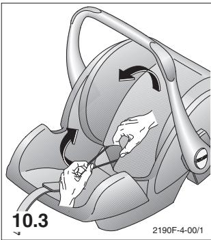 RECARO YOUNG PROFI PLUS - De overtrek afnemen: - 1