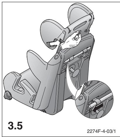 RECARO YOUNG SPORT - - 3.9 Demontage af selesystemet: - 3