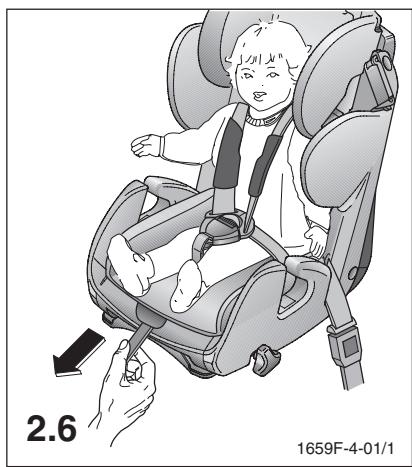 RECARO YOUNG SPORT - - 1.5 Fastspanding af sædet med trepunktsele - 10