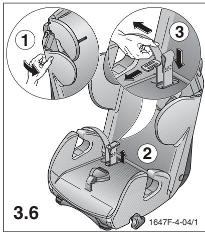 RECARO YOUNG SPORT - - 3.9 Demontage af selesystemet: - 4