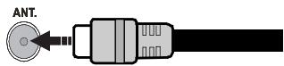 CONTINENTAL EDISON CEDLED321883 - Branchement de l'antenne/Cable - 1