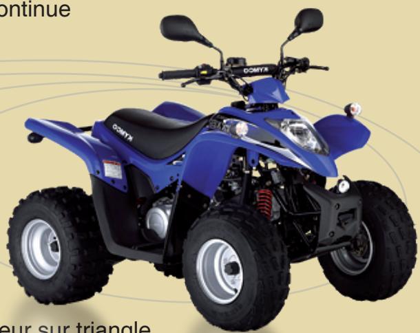 KYMCO 90 MAXXER - Partie cycle - 1
