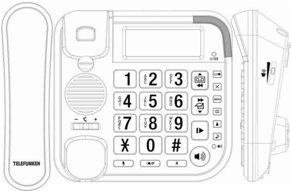 TELEFUNKEN COSI TF651,  COSI TF652 - VOTRE TÉLÉPHONE - 1