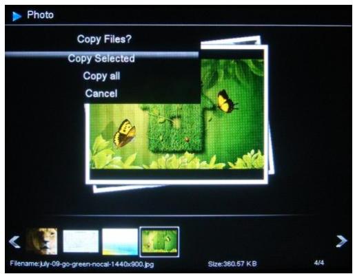 TELEFUNKEN DPF10333 - - Copier vos fichiers à partir du mode vignettes_ - 1