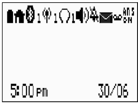 TELEFUNKEN TX 103 - Ecran du combiné - 1