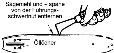 MCCULLOCH CS330 - WARTUNG DES SCHWERTS - 1