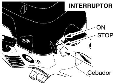 MCCULLOCH CS330 - PARA ARRANCAR EL MOTOR FRIO (o motor caliente antes de quedar sin combustible) - 1