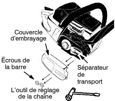 MCCULLOCH CS330 - ATTACHER LA BARRE ET LA CHAINE (si elles ne sont pas déjà attachées) - 1