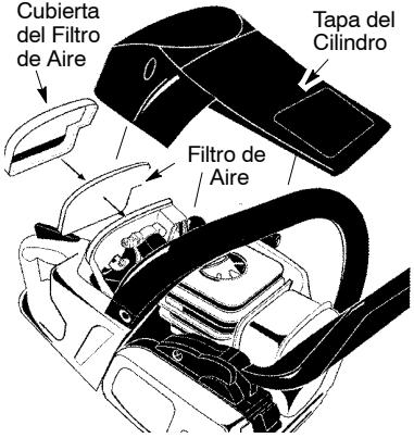 MCCULLOCH CS330 - Limpieza del filtró de aire: - 1