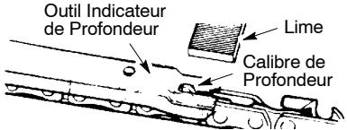 MCCULLOCH CS330 - POUR AFFUTER LA CHAINE : - 8