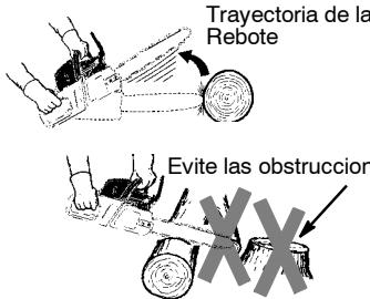 MCCULLOCH CS330 - Para Evitar la Rebote por Impulsión: - 1
