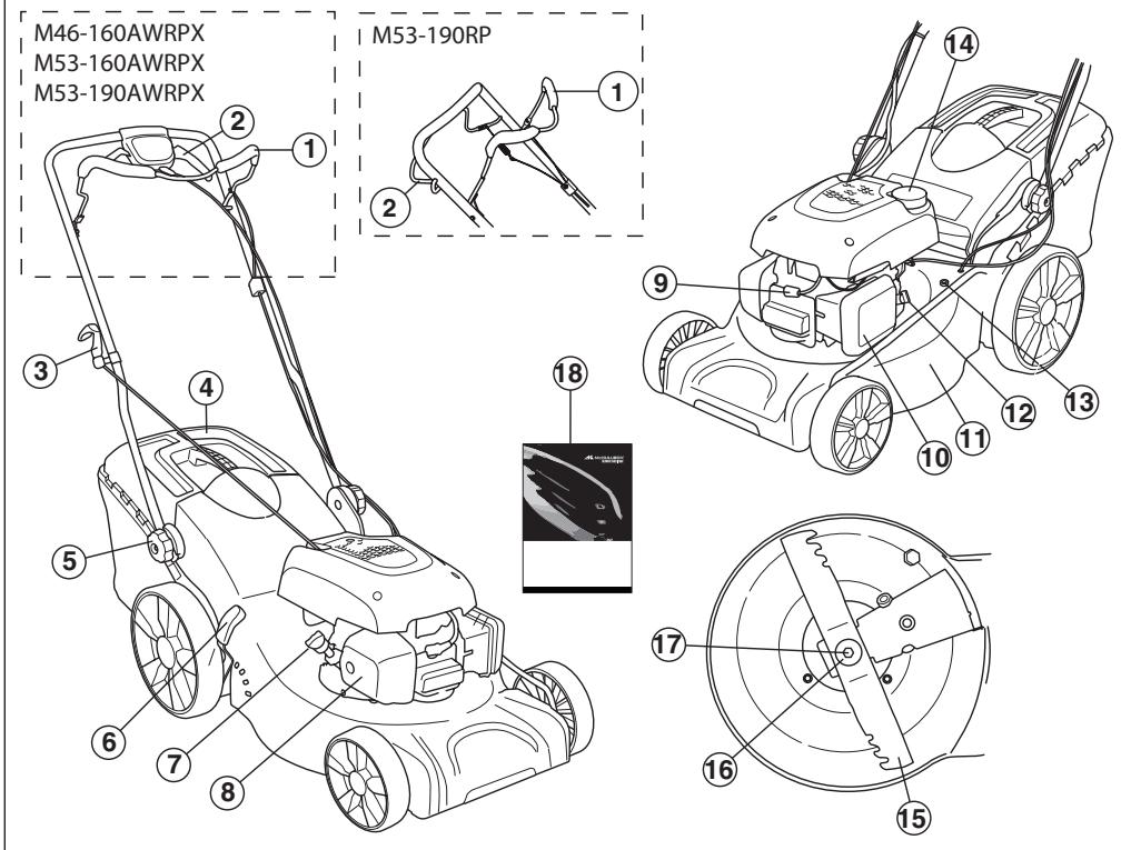 MCCULLOCH M53-190 ER - KONEEN OSAT - 1