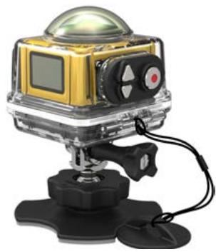 KODAK PIXPRO SP360 VR4K - Montage de planche de surf adhésive : Pour fixer sur l'équipement de sport à l'eau tel que la planche de surf - 3