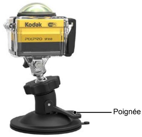 KODAK PIXPRO SP360 VR4K - Montage de ventouse : Pour l'attachment de pare-brise d'automotive (ou surfaces lisses) - 4