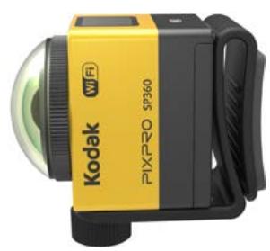 KODAK PIXPRO SP360 VR4K - Clip Rapide : convenable à tailler sur une ceinture ou un harnachement - 3