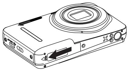 KODAK X53 - Installez la batterie et la carte mémoire - 1