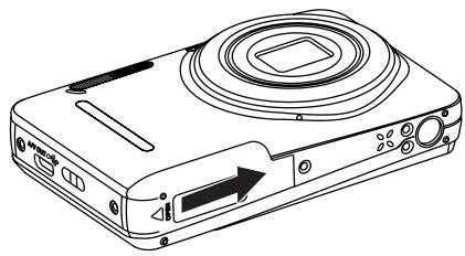 KODAK X53 - Installez la batterie et la carte mémoire - 10