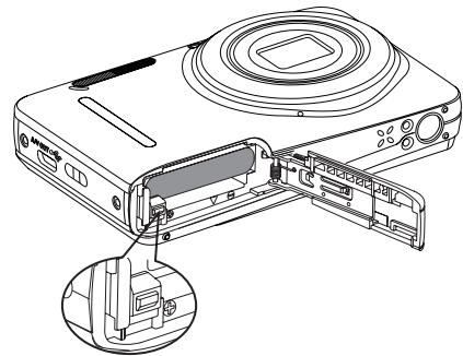KODAK X53 - Installez la batterie et la carte mémoire - 4