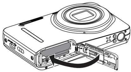 KODAK X53 - Installez la batterie et la carte mémoire - 9