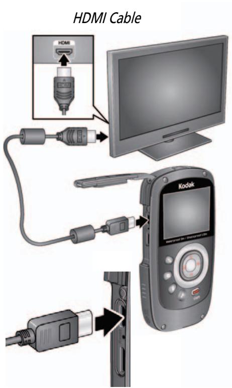 KODAK ZX5 - Viewing on a TV - 1