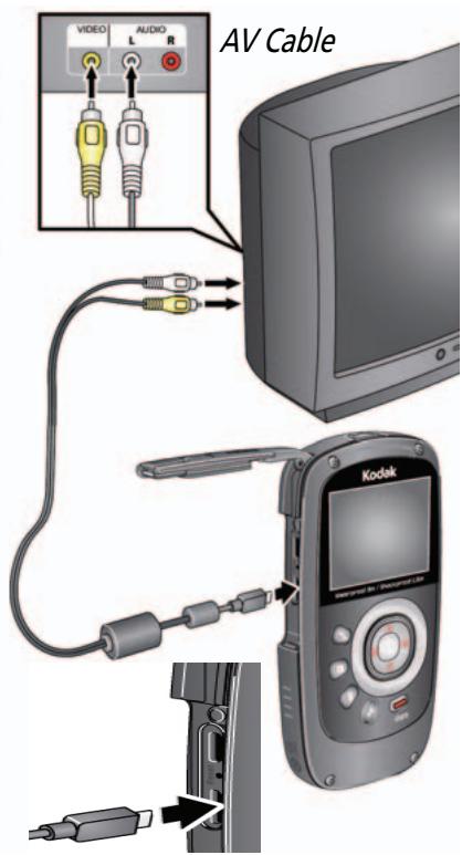 KODAK ZX5 - Viewing on a TV - 2