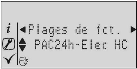 ATLANTIC CALYPSO - Régler les plages de fonctionnement : - 1