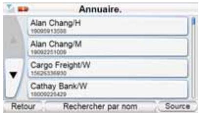HARMAN KARDON 810 & GPS-810 [GPS-810EU] - FAIRE UN APPEL À PARTIR DU REPERTOIRE TELEPHONIQUE OU DE L'HISTORIQUE DES APPELS - 1