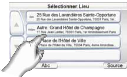 HARMAN KARDON 810 & GPS-810 [GPS-810EU] - NAVIGATION VERS LES LIEUX RÉCEMMENT VISITÉS OU ENREGISTRÉS - 2