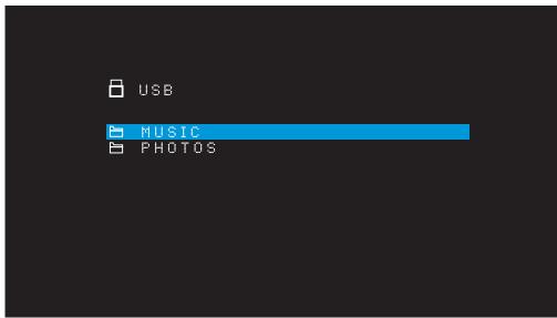 HARMAN KARDON AVR 171 HKTS 35 - Lecture de fichiers sur un périphérique USB - 1