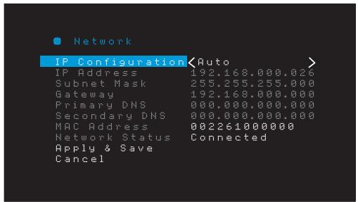 HARMAN KARDON AVR 171S - Configuración de la red - 1